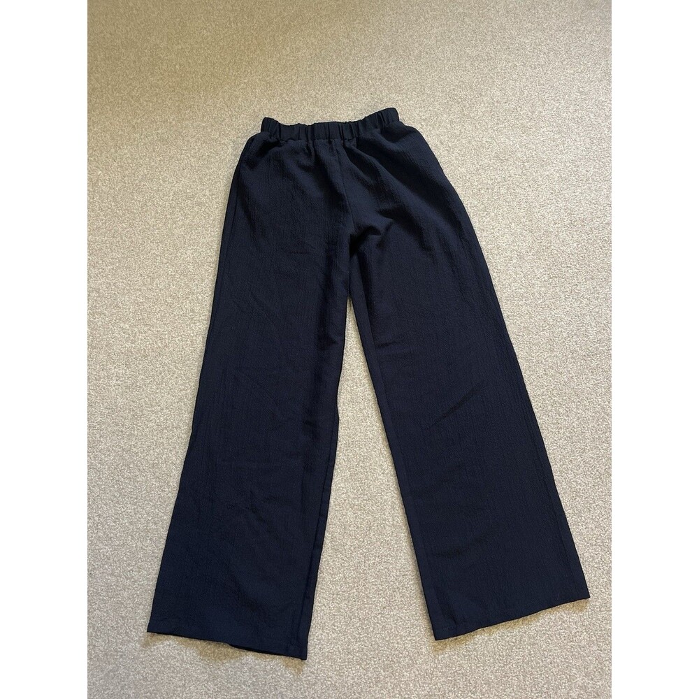 SHEIN Black trouser with elastic waistband and pockets size S